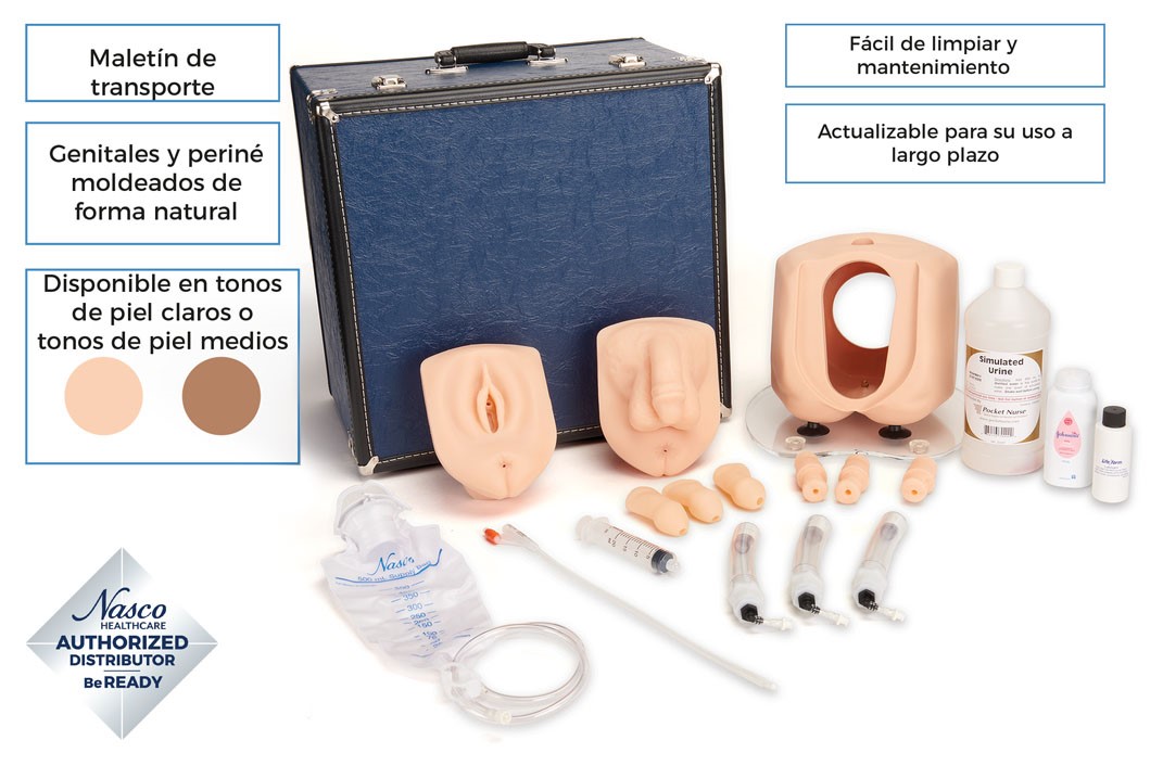 Simulador de Cateterismo Masculino / Femenino