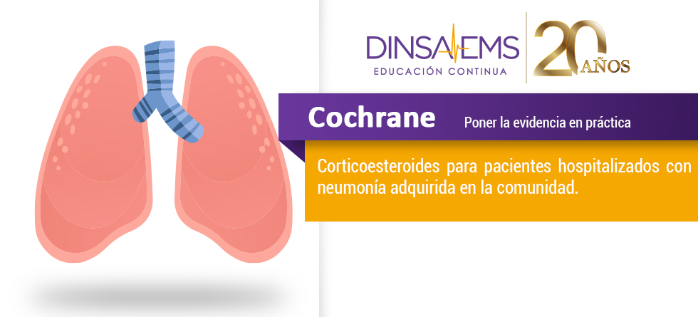 Corticoesteroides para pacientes hospitalizados con neumonía adquirida en la comunidad