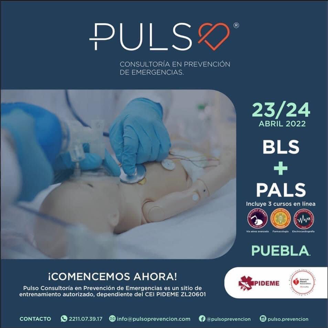 BLS + PALS, 23 y 24 de abril 2022 | CURSOS