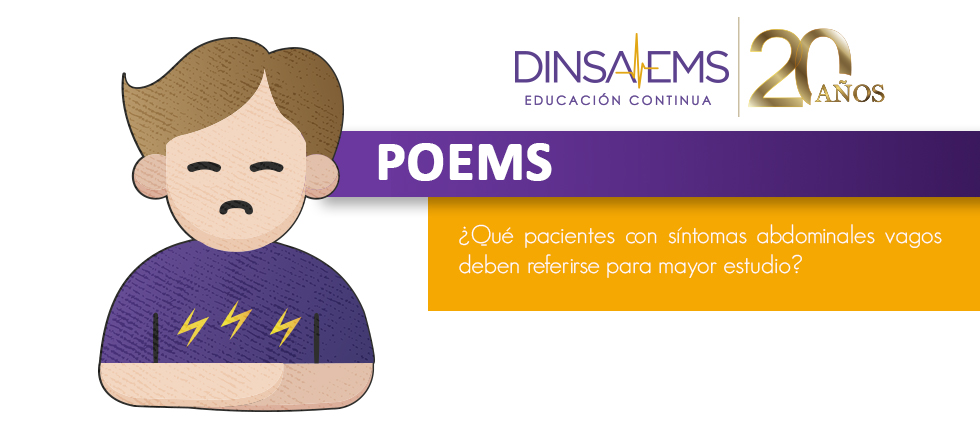 Valores pronósticos de seis síntomas abdominales frecuentes