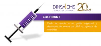 Dedo en resorte o en gatillo: seguridad y efectividad de terapia con AINE vs. inyección de esteroides