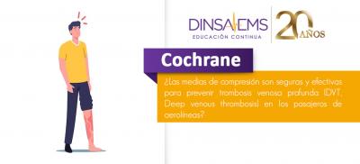 ¿Las medias de compresión son seguras y efectivas para prevenir trombosis venosa profunda (DVT, Deep venous thrombosis) en los pasajeros de aerolíneas?