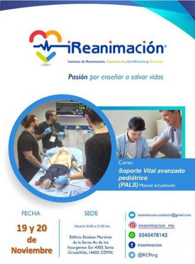 Soporte Vital Avanzado Pediátrico (PALS)