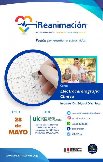 Electrocardiografía Clínica, 28 de Mayo | CURSOS