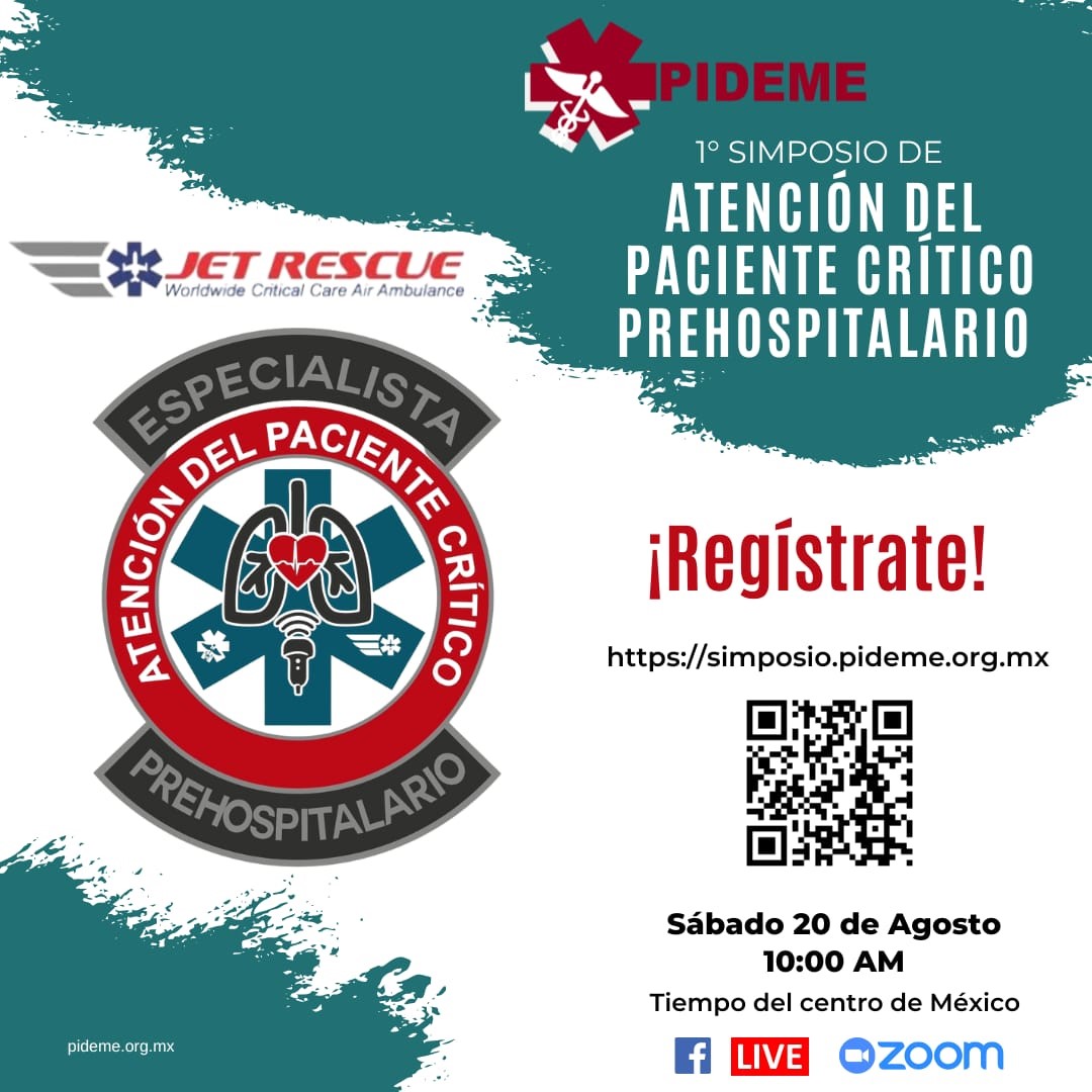 1er Simposio de Atención del paciente crítico prehospitalario