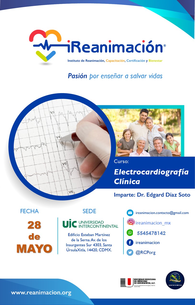 Electrocardiografía Clínica, 28 de Mayo | CURSOS